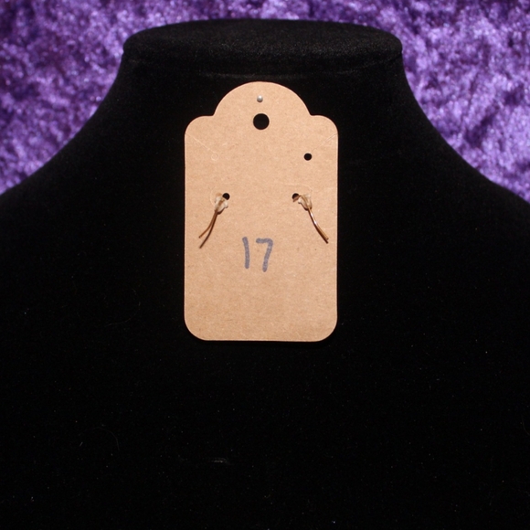 Boho Gold Handmade Crystal Earrings #17 - Picture 2 of 2